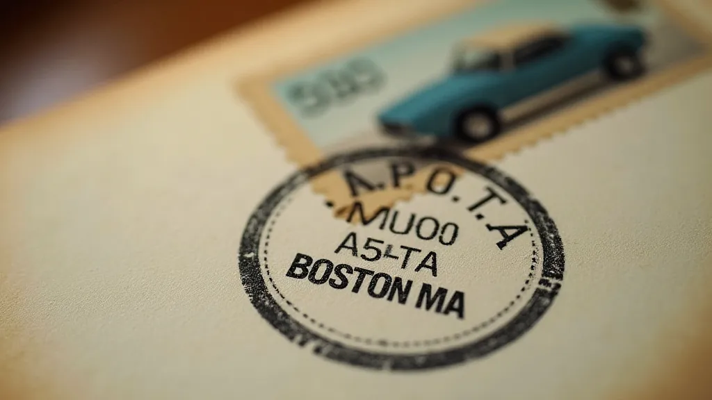 First Day Cover with Boston Postmark