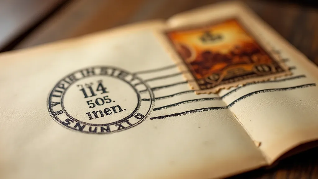 Vintage First Day Cover with detailed postmark