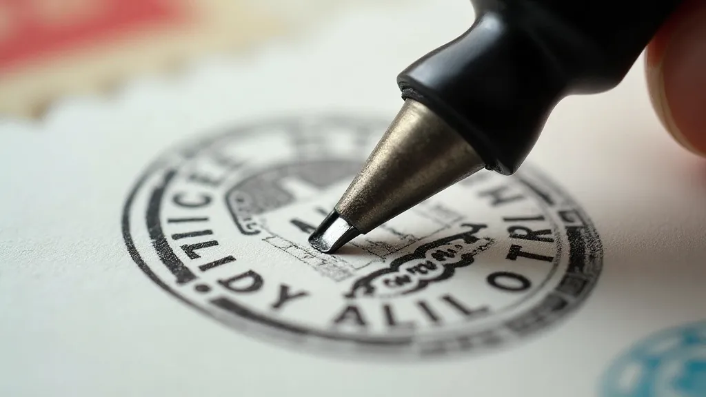 Detailed Hand-Canceled Postmark