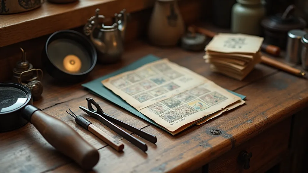 Philatelic workbench