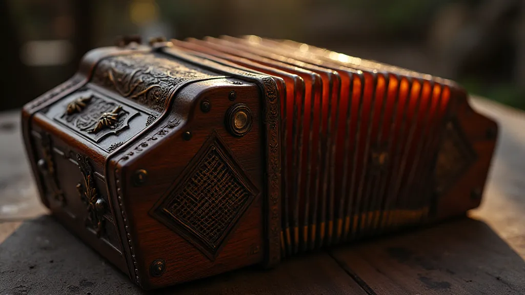 Vintage accordion detailing